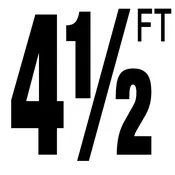 Depth Marker 4 1/2 Feet