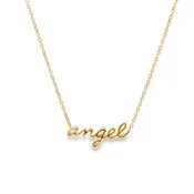 Angel Script Necklace