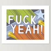 FUCK YEAH 8x10 print