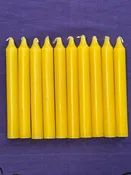 6” Yellow candle