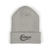 SOBRLIFE Embroidered Classic Cuffed Beanie - Keep Warm & Drown the Stigma