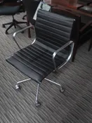 Eames Leather Mid Back Conference Chair