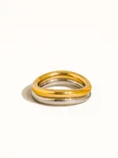 Andrée Double Two Tone Ring