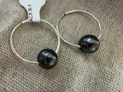 21mm Sterling Hoops - Medium