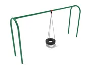 8’ Arch Post Tire Swing – 1 Bay