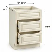 Antique White - Drawer Base DB36 - ShopCabinet