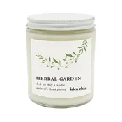 8.5 oz. Herbal Garden Candle Glass Jar