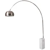 Arco Modern Floor Lamp with Marble Cube Base