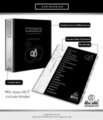 Wedding Planner Organizer Kit - Architectural Version