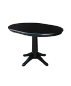 36" Extension Dining Table in Black by John Thomas — Carroll's Furniture