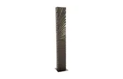 BLACK WOOD ANGLED ABSTRACT SCULPTURE