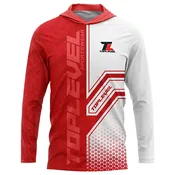 Custom Dye Sublimation Hooded Performance Shirt