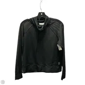 Athletic Top Long Sleeve Collar By Dkny In Black, Size: Xs