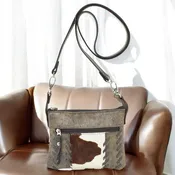 American West Cowtown Hair On Trail Rider Hip/Crossbody Bag