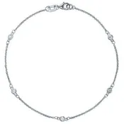 0.12 Carat Diamond Station Bracelet