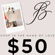 $50 Gift Certificate — I Beni Boutique