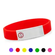Silicone Medical Alert Bracelet-HKW1211C