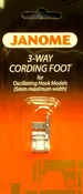 3 Way Cording Foot (5mm Machines)
