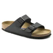 Birkenstock Arizona Black Birko-Flor Soft Footbed Sandal (Narrow)