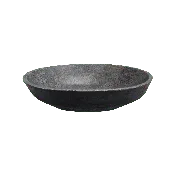 Basalt Oval Bowl, 14 3/4” x 12 5/8” x 3 5/8” h., 164 oz., (M14123OV)