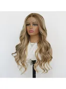 Blonde  Human Lace Front Wigs Long Hair Pre Plucked Lace Front Wigs