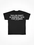 Andrew Tate For Women - Black Tee