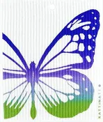 BUTTERFLY, MULTICOLOR - SWEDISH DISHCLOTH