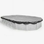 12′ x 24′ Oval Winter Cover with 4′ Overlap