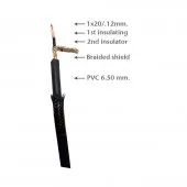 100 MTS INSTRUMENT CABLE 1 COND MONO + SHIEL PVC MESH JACKET W/SPOOL (VCB-18-100m)