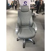 Boss Hinged Arm Executive 8871 Chair With Synchro-Tilt, Grey $530