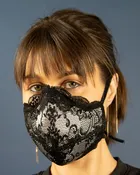 3 Layer Polypropylene Core Lace &amp;amp; Foam Face Mask