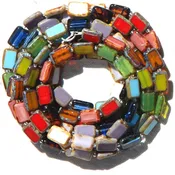 5-Strand Trilogy Bracelet – Rainbow Mix