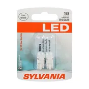 SYLVANIA 168 WHITE SYL LED Mini Bulb, 2 Pack