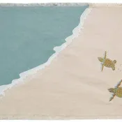 Embroidered Baby Turtle Placemat