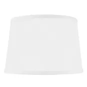 10x12x8 Hardback Shallow Drum Lamp Shade White Linen