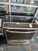 GE slide in stainless steel 30” electric range