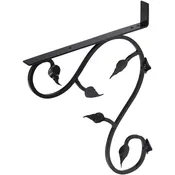 125 Iron Mailbox Bracket – Black