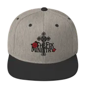 Rose Cross Snapback Hat — The Fix Ministry