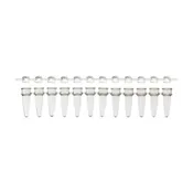 0.2ml Combo Pack 12-strip PCR tubes and domed caps, Clear