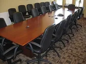 16 ft Conference Table Wood Veneer