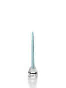 10" Celestine Blue Taper Candles – Set of 12