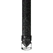 Black Calf Lizard Print Strap - Model 2-CZB
