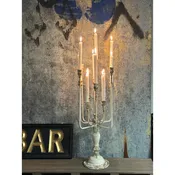 13-Candle Iron Candelabra