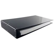 11x17 Binder Acrylic Panel Featuring a 2" EZ Comfort Locking Angle-D Black