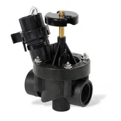 100PESB - 1 in. Inlet Inline Plastic Industrial Irrigation Valve