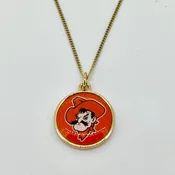 Pistol Pete Round Pendant — Leonard Jewelry