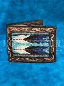 3D D250005102 Mens Bifold Tooled Wallet Brown