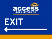 Exit Left Arrow – AP – 18×24