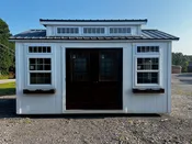 10×16 Premier Garden Shed-Finished Out Office-