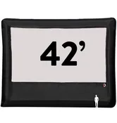 Elite Outdoor Movies 42' x 23' Inflatable Screen - Platinum-42